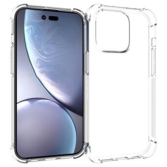 Voor iPhone 14 Pro 6.1 inch Anti- Scratch Telefoon Case Nauwkeurige Uitsparingen Vier Hoeken Valbestendige Achterkant TPU Case: