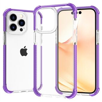 Voor iPhone 14 Pro 6,1 inch acryl anti-val telefoonhoes met vier hoeken bescherming doorzichtige schokbestendige telefoonhoes