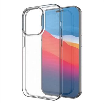 Voor iPhone 14 Pro 6.1 inch Super Clear TPU Phone Case 1.0mm Ultradunne anti-stof Telefoon Beschermende Shell: