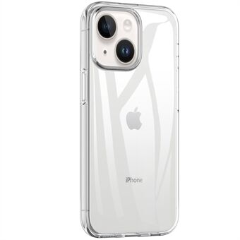 Zachte TPU-hoes voor iPhone 14 Pro 6,1 inch, kristalheldere anti-vergeling vingerafdrukvrije telefoonhoes