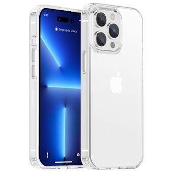 IPAKY voor iPhone 14 Pro 6.1 inch PC + TPU Hybrid Phone Cover Matte Drop-proof Beschermhoes Ondersteuning Draadloos opladen