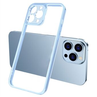 Voor iPhone 14 Pro 6.1 inch gehard glas + TPU hybride hoesje Schokbestendig kristalhelder telefoonhoesje