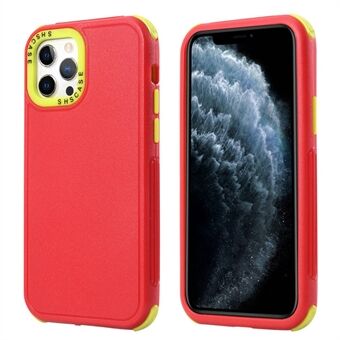 Voor iPhone 14 Pro 6.1 inch 3-in-1 Mobiele Telefoon Achterkant Anti-val Dikker Hoeken TPU + PC Hybrid Cover: