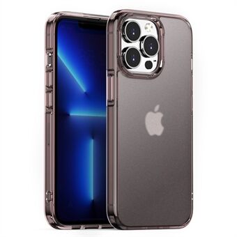 Voor iPhone 14 Pro 6.1 inch Doorschijnende Matte Telefoon Case PC + TPU Hybride Anti-Fall Shell Beschermhoes: