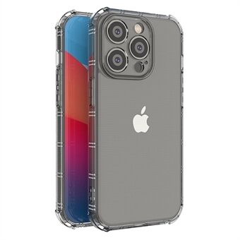 Voor iPhone 14 Pro 6.1 inch Anti-val Transparante Telefoon Case Luchtkussen Hoek Zachte TPU Beschermende Achterkant: