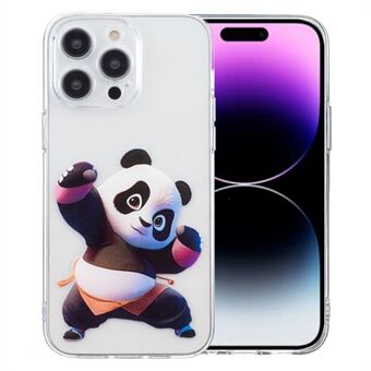 Voor iPhone 14 Pro Hoes Patroondruk Anti-Kras TPU Telefoonhoesje