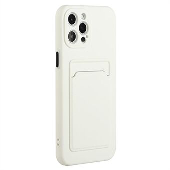 Voor iPhone 14 Pro Hoes Anti-Val TPU Telefoonhoesje met Kaartsleuf