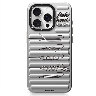 YOUNGKIT VissersSerie Voor iPhone 14 Pro Magnetische Case IMD Grappig Patroon PC+TPU Telefoonhoesje