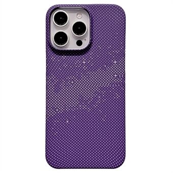 Voor iPhone 14 Pro Hoesje Sterrenhemelpatroon Hard PC Half Cover Telefoonbeschermer