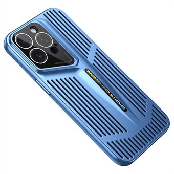 Voor iPhone 14 Pro Hoes Warmteafvoerende Ademende Harde PC Micro-Gezeefde Telefoonhoes