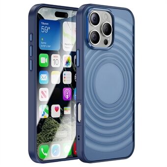 Voor iPhone 14 Pro Hoes Beschermende Acryl+TPU Telefoonhoesje 3D Golf, Textuur