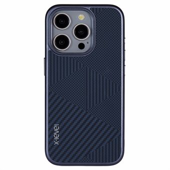 X-LEVEL Voor iPhone 14 Pro Hoes Ultra-Dunne PC Harde Telefoon Hoes Carbon Nano Fiber Textuur