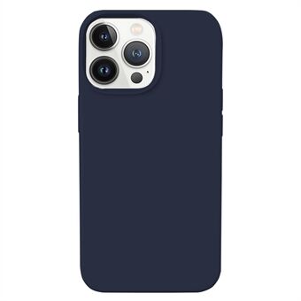 KALEBOL KLB-YTGJ001 Voor iPhone 14 Pro Hoesje Effen Kleur Vloeibaar Siliconen+PC Telefoonhoes