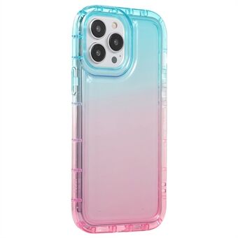 Schokbestendig Hoesje voor iPhone 14 Pro Gradiëntkleur TPU Telefoonhoesje Beschermende Anti-Drop Slim Cover