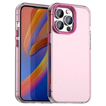 Voor iPhone 14 Pro Hoes PC+TPU+PET Matte Anti-Val Telefoon Achterkant Bescherming