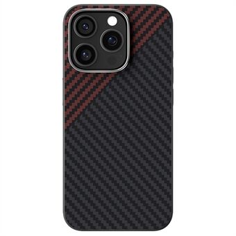 ABEEL Voor iPhone 14 Pro Hoes Compatibel met MagSafe Carbon Fiber Textuur Achtercover