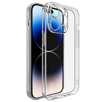 IMAK UX-5-serie voor iPhone 14 Pro Flexibele TPU-telefoonhoes Supertransparante anti-stof telefoonhoes