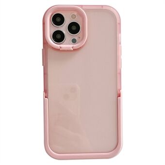 Voor iPhone 14 Pro Anti-vervaging mobiele telefoon Case Shell Kickstand Achteruitrijcamera Ring Slim Fit Phone Back Cover