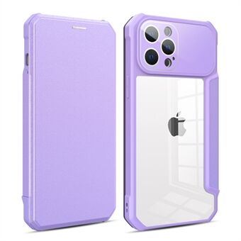 Voor iPhone 14 Pro Zakelijke Stijl Magnetische Auto-geabsorbeerde Telefoon Case Kaarthouder Stand PU Leer + TPU + PC Volledige Bescherming Cover