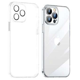 SULADA Crystal Steel Series voor iPhone 14 Pro Lensbescherming Anti-drop Anti- Scratch Case TPU + gehard glas achterkant