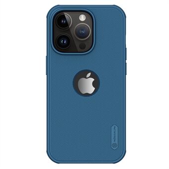 NILLKIN Super Frosted Shield Pro beschermende telefoonhoes voor iPhone 14 Pro, harde pc matte anti-drop telefoonhoes (hol ontwerp voor logo)