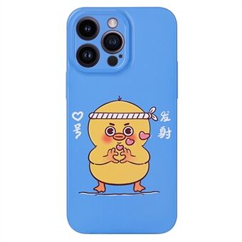 Voor iPhone 14 Pro Back Protector Case Anti- Scratch Cartoon Patroon Mobiele Telefoon Cover