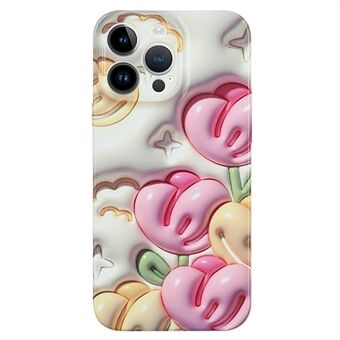 Beschermhoes voor iPhone 14 Pro Case 3D-effect Patroonafdrukken Slanke mobiele telefoonbeschermer