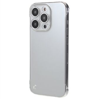 Voor iPhone 14 Pro frameloze cameralens beschermhoes harde pc schokbestendige doorzichtige telefoonhoes