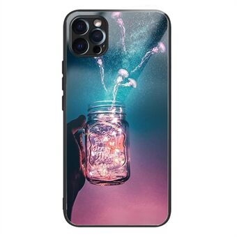 TPU-hoes van gehard glas voor iPhone 14 Pro Beschermhoes Patroonbedrukking Telefoonhoes