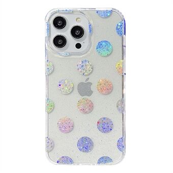 Voor iPhone 14 Pro IMD-telefoonhoes PC + TPU Glitter poeder beschermende telefoonhoes