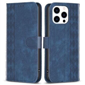 Voor iPhone 14 Pro Valbestendig PU-leer + TPU Flip Cover bedrukt patroon portemonnee telefoonhoes