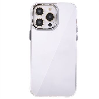 Schokbestendige hoes voor iPhone 14 Pro TPU + acryl telefoonhoes galvaniseren spiegelontwerp telefoonhoes