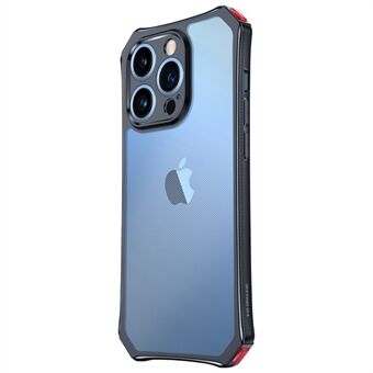 XUNDD Voor iPhone 14 Pro Acryl + TPU Achterkant Case Anti-drop Vier Hoeken Airbag Beschermhoes - Zwart