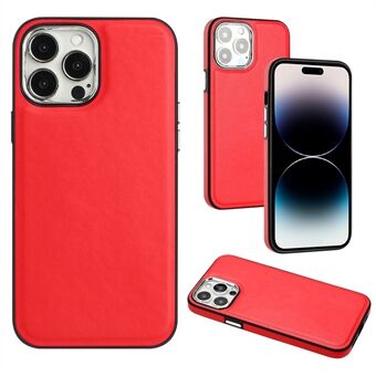 YB lederen coating serie-6 voor iPhone 14 Pro PU-leer + TPU-omhulsel Valbescherming mobiele telefoonhoes