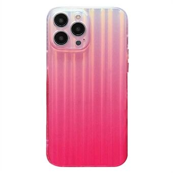 Voor iPhone 14 Pro Laser IMD Design mobiele telefoonhoes koffervormig acryl + TPU telefoonhoesje