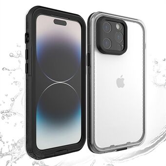 TPU + PC + PET-onderwaterduikhoes voor iPhone 14 Pro IP68 waterdichte snorkeltelefoonhoes