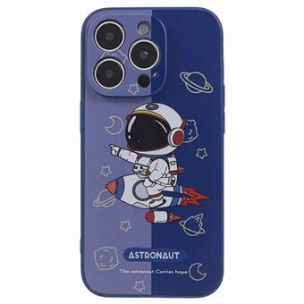 TPU-telefoonhoes voor iPhone 14 Pro , afdrukken met astronautenpatroon Anti- Scratch telefoonhoes