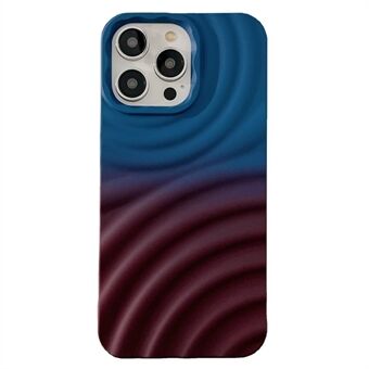 Voor iPhone 14 Pro Zachte TPU-telefoonhoes Gradiëntwaterrimpeltextuur Achterbeschermingshoes