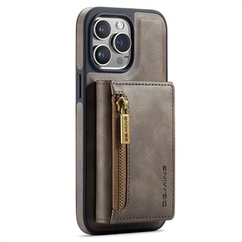DG.MING M5-serie voor iPhone 14 Pro hoesje PU+PC+TPU Afneembare 2-in-1 Wallet Telefoonhoesje
