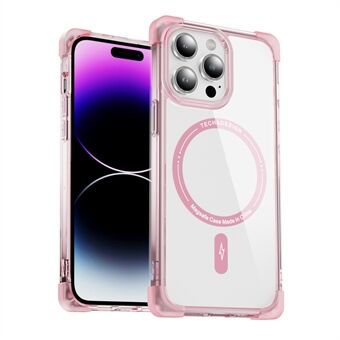 YSM Versterkte Hoeken Serie voor iPhone 14 Pro Hoes Compatibel met MagSafe TPU+Acryl Hybride Hoes