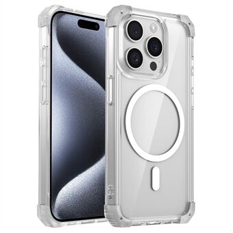 Voor iPhone 14 Pro Clear Case TPU+PC Hybride Valbestendige Telefoonhoes Compatibel met Magsafe