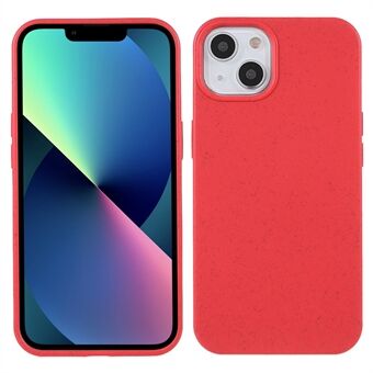 Voor iPhone 14 Plus 6.7 inch Starry Serie Matte Mobiele Telefoon Case Starry Biologisch Afbreekbaar Tarwe Stro TPU Drop-proof Anti-slijtage Mobiele Telefoon Shell