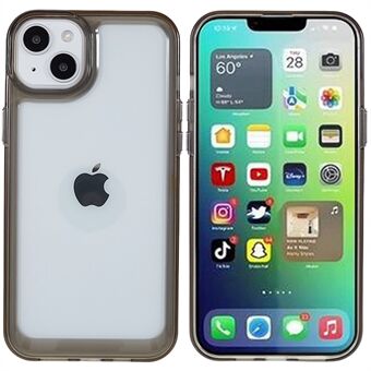 Voor iPhone 14 Plus 6.7 inch Drop-proof Telefoon Case Hoge Transparantie slijtvaste PC + TPU Mobiele Telefoon Beschermhoes: