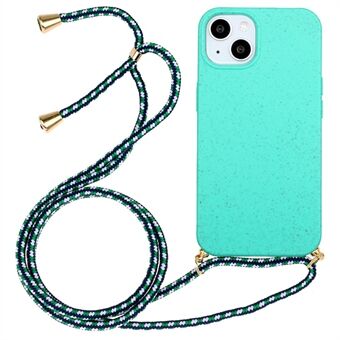 Telefoonhoesje voor iPhone 14 Plus 6.7 inch, Tarwestro + TPU Beschermend Smartphonehoesje met Verstelbaar Lanyard