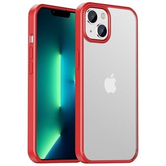 IPAKY voor iPhone 14 Plus 6.7 inch Telefoon Achterkant PC + TPU Matte Anti- Scratch Case Ondersteuning Draadloos opladen