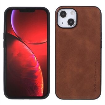X-LEVEL telefoonhoesje voor iPhone 14 Plus Bojue-3-serie Vintage stijl PU-leer gecoate TPU-beschermende achterkant