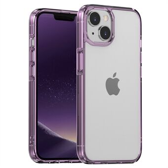 Voor iPhone 14 Plus kristalheldere mobiele telefoonhoes TPU + acryl goed beschermde achterkant: