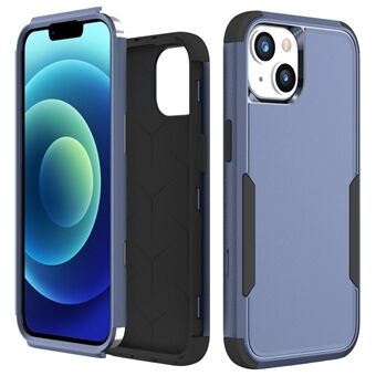 Voor iPhone 14 Plus Commuter Series 3-in-1 TPU + PC Telefoon Drop-proof Case Anti- Scratch Achterkant: