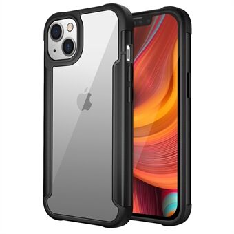 Voor iPhone 14 Plus beschermhoes PC + TPU + metalen hybride anti-val telefoonbeschermer