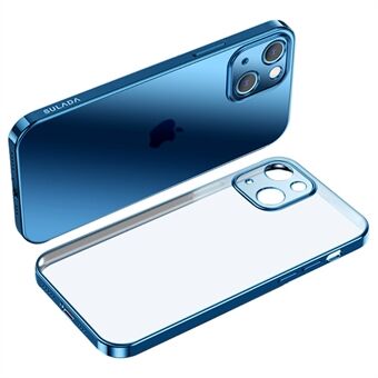 SULADA Natuur-serie voor iPhone 14 Plus, ultradunne anti-val achterkant galvaniseren zachte TPU matte telefoonhoes